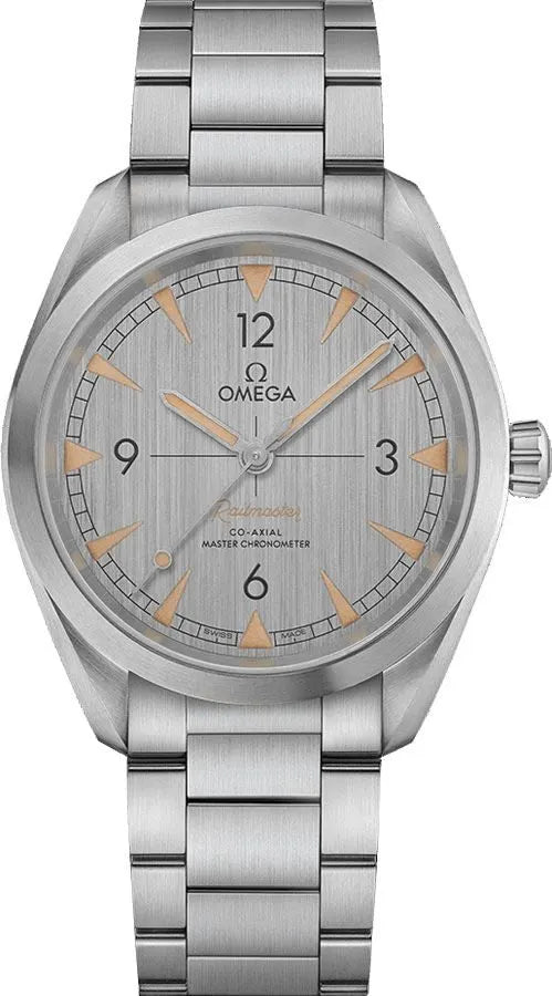 Omega Silver Railmaster Steel