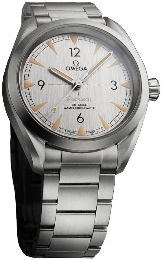 Omega Silver Railmaster Steel - Hình 2