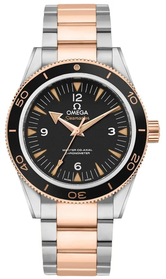 Omega Two-Tone Black Dial