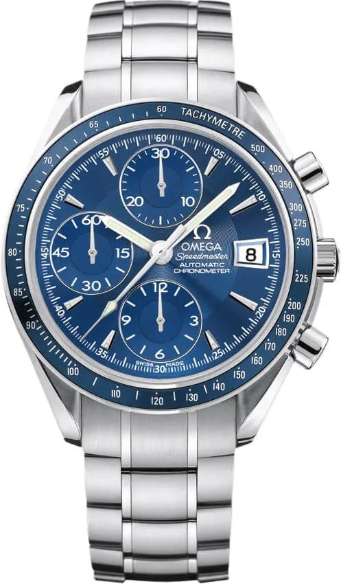 steel Omega Speedmaster Blue Dial – Omega Speedmaster Blue Dial Steel 2