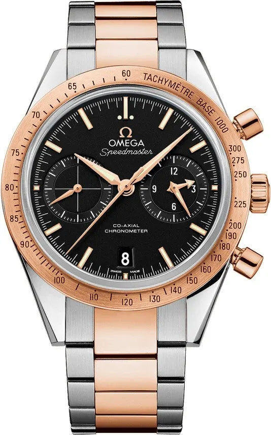 Omega Rose Gold Bezel Speedmaster