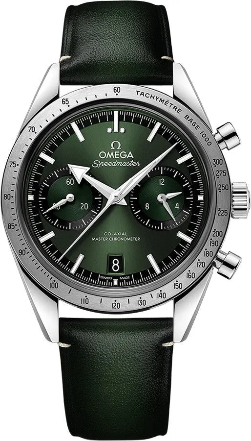 Omega Speedmaster Green Dial Leather – New 2024 Model