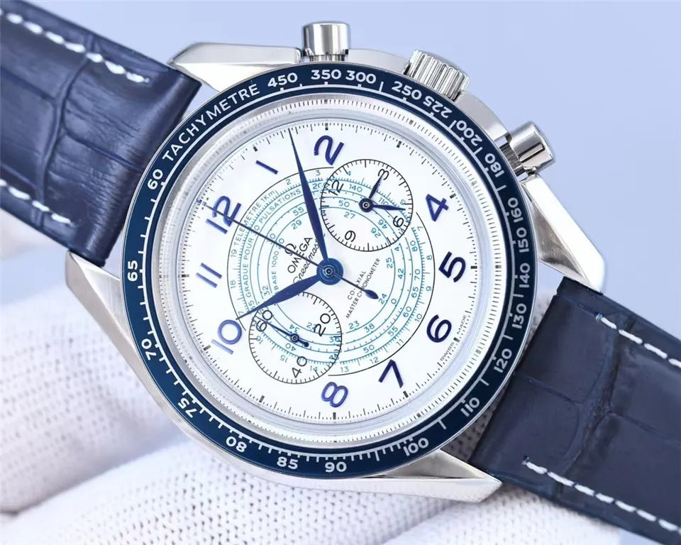 Omega White Dial Chronograph speedmaster – Omega Speedmaster White 4