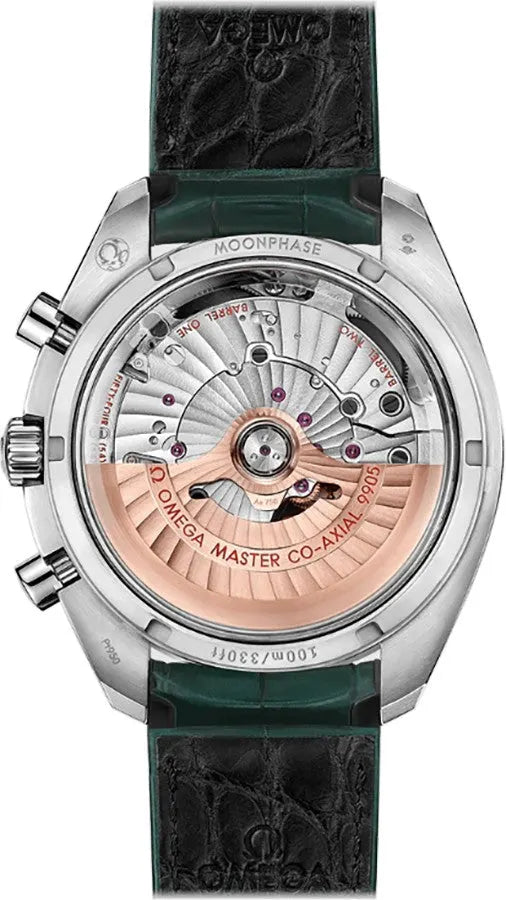 Omega Green Leather Moonphase - Hình 2