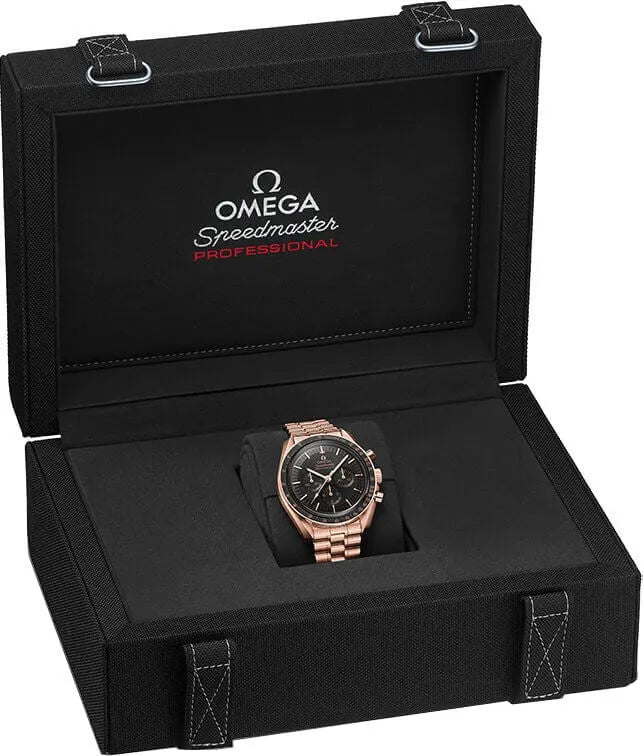 Omega Moonshine Gold Black Dial - Hình 2