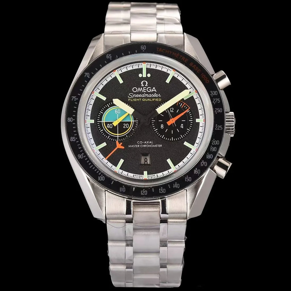 Omega Steel Black Dial