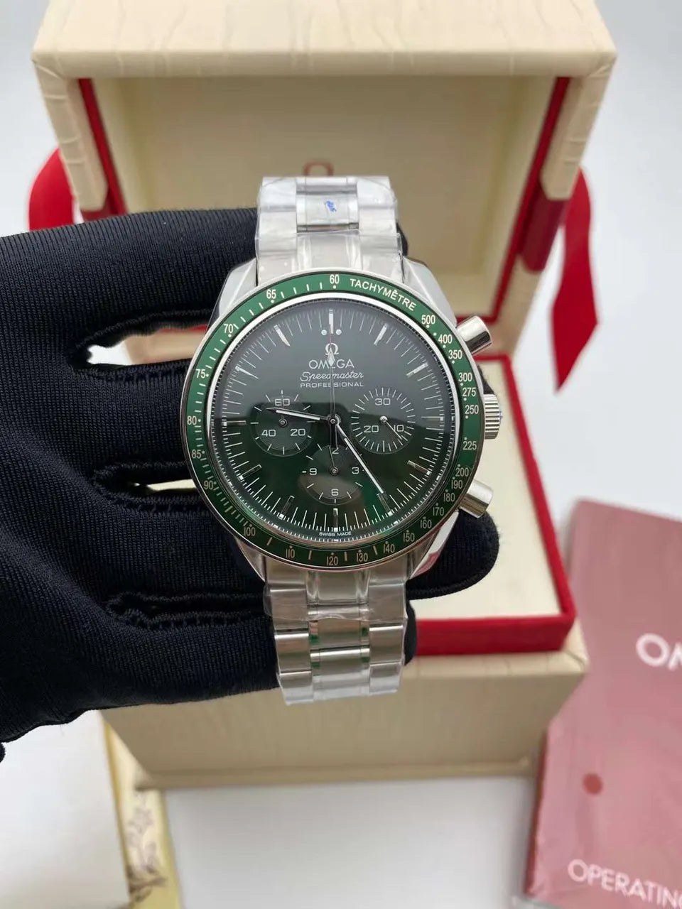 Omega Speedmaster Green Bezel