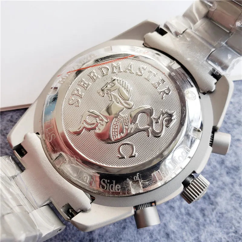 Omega Silver Dial Steel Gold - Hình 4