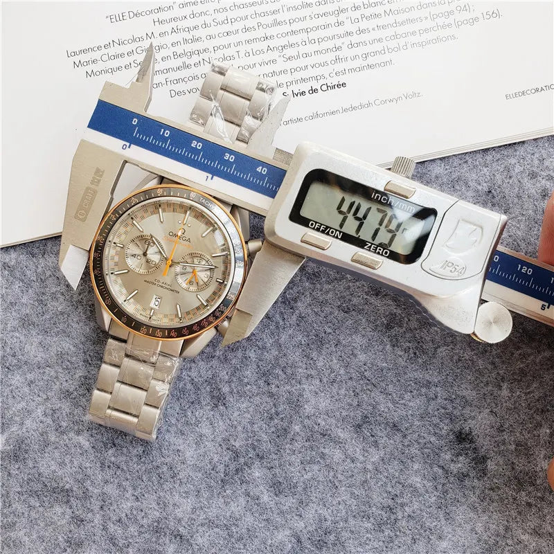 Omega Silver Dial Steel Gold - Hình 2