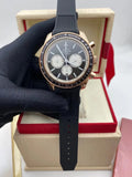 Omega Rose Gold Rubber Strap