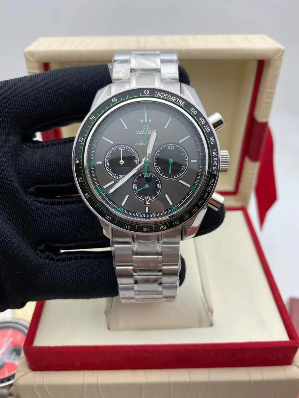 Omega Speedmaster Grey Green