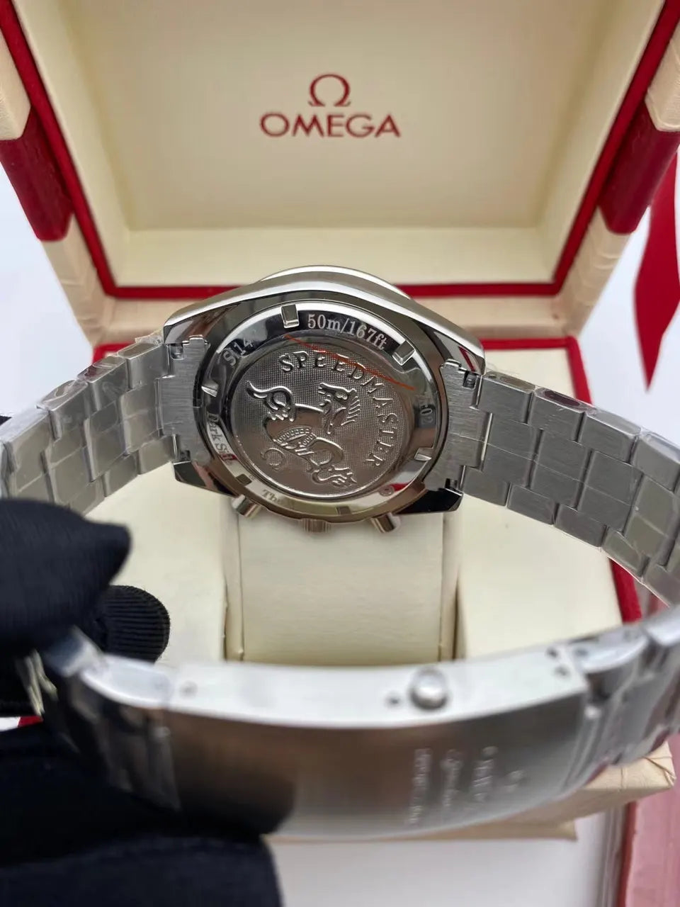 professional Omega Rose Gold Speedmaster - Hình 2