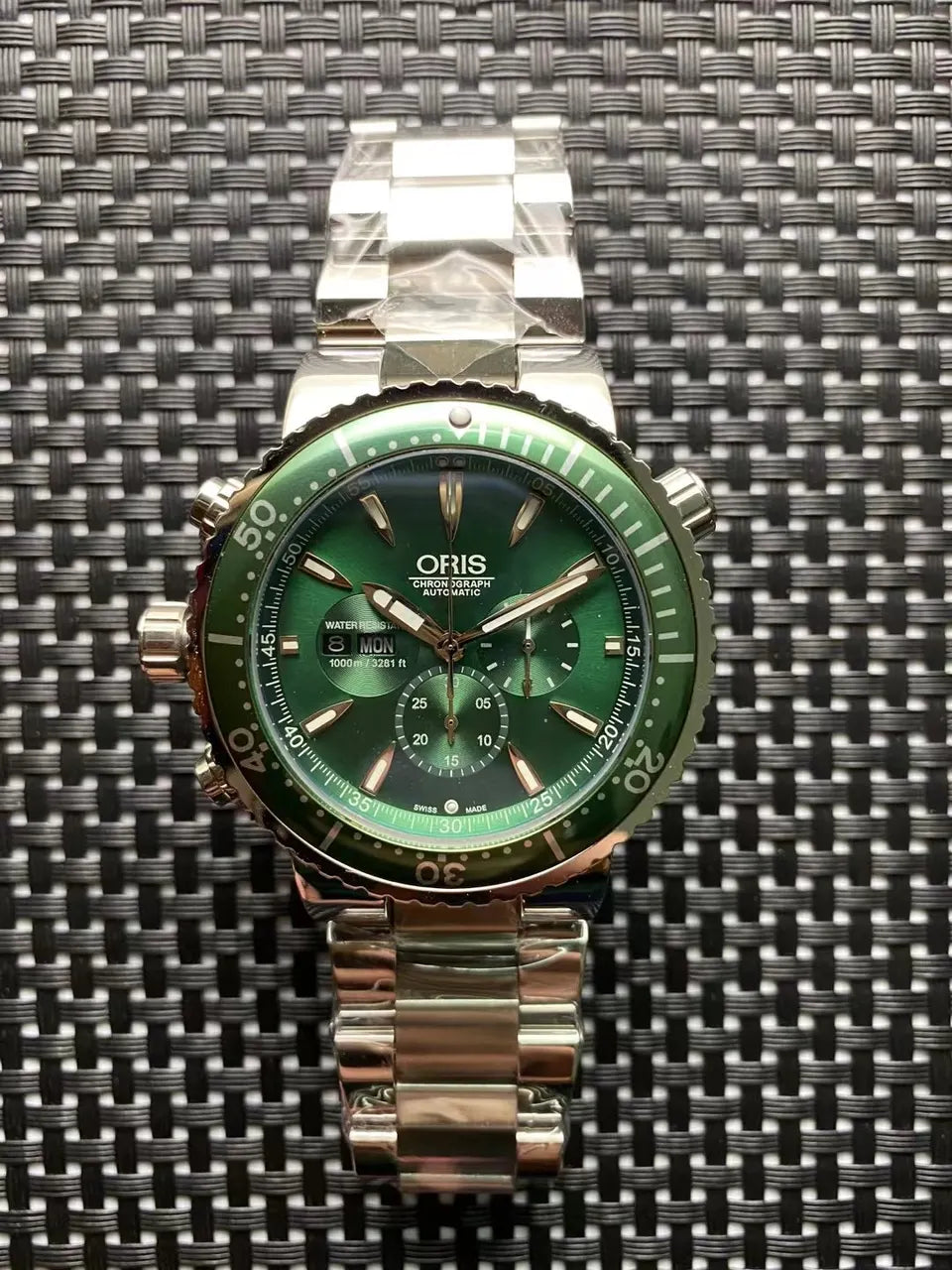 Oris Green Dial Chronograph