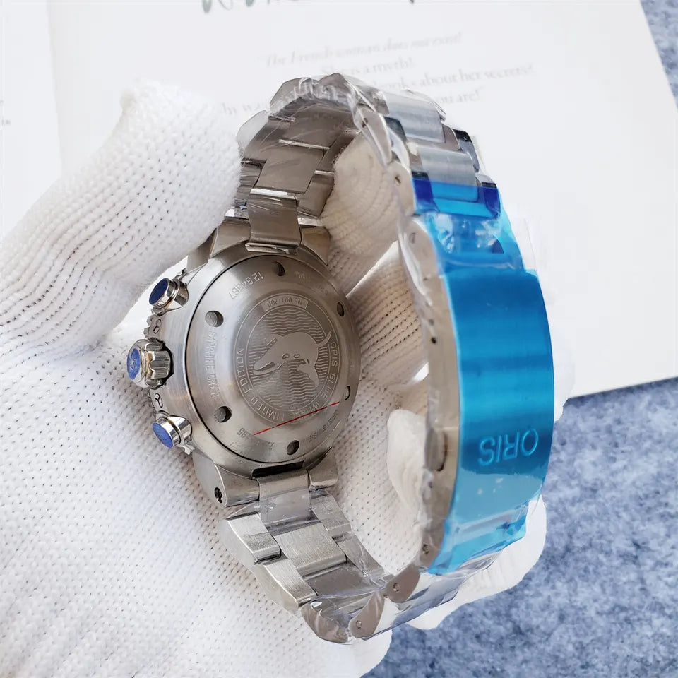 Oris Aquis Green Chronograph dial - Hình 2