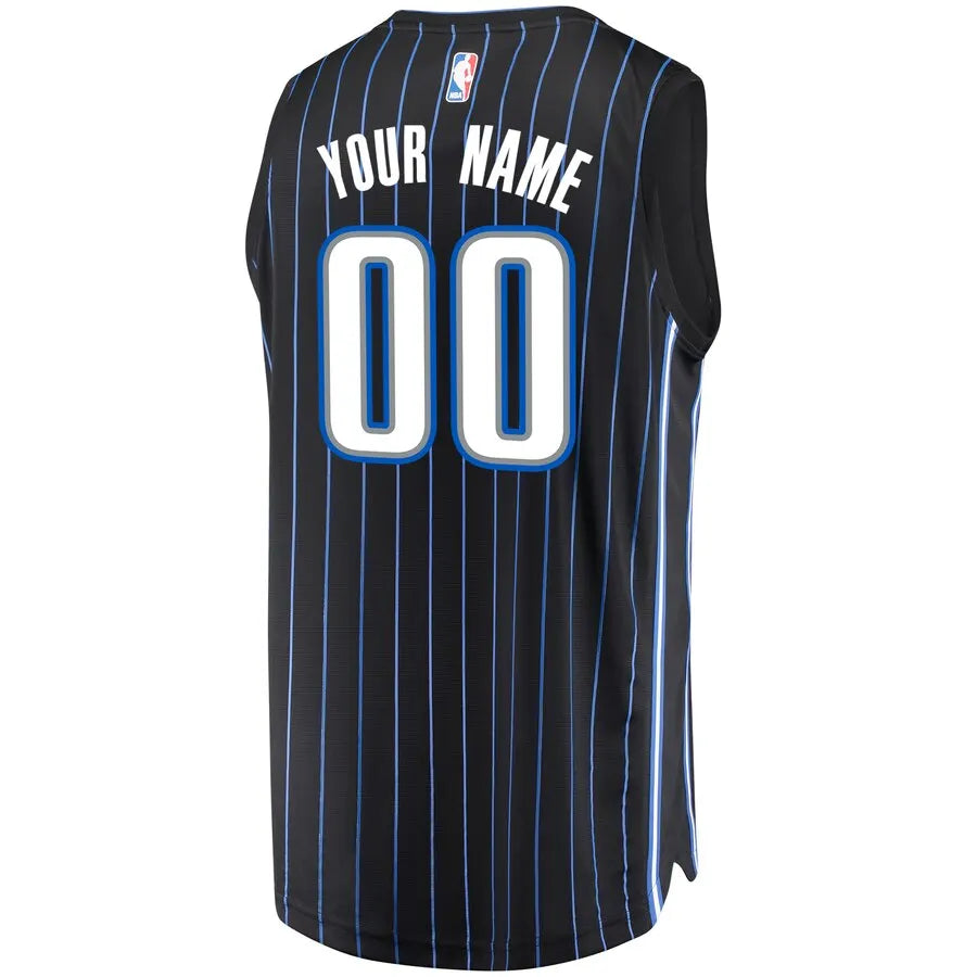fanatics custom Magic Black Pinstripe Jersey - Hình 3