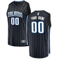 fanatics custom Magic Black Pinstripe Jersey