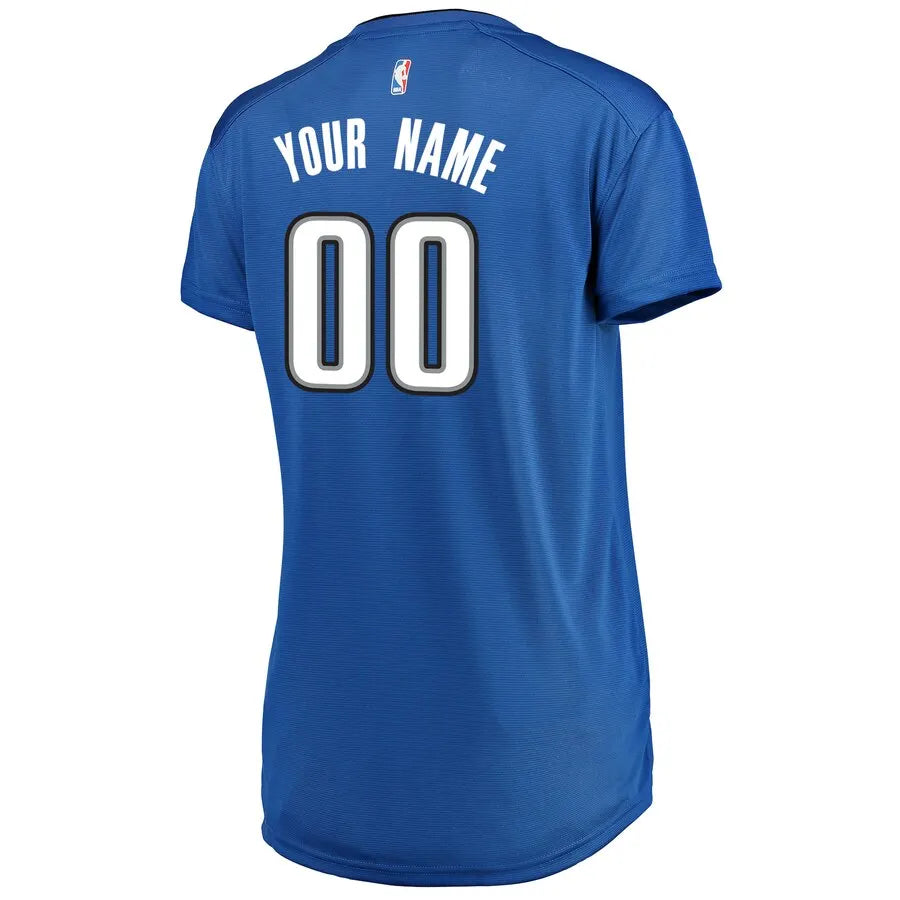 fanatics Magic Blue Custom Jersey - Hình 3