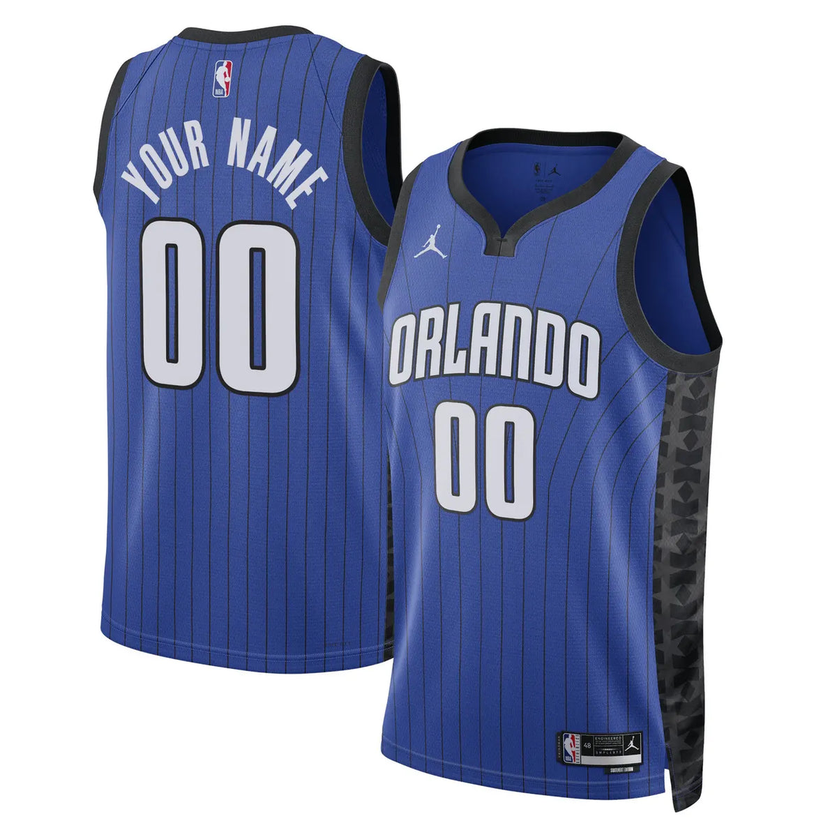 custom Jordan Magic Blue Jersey