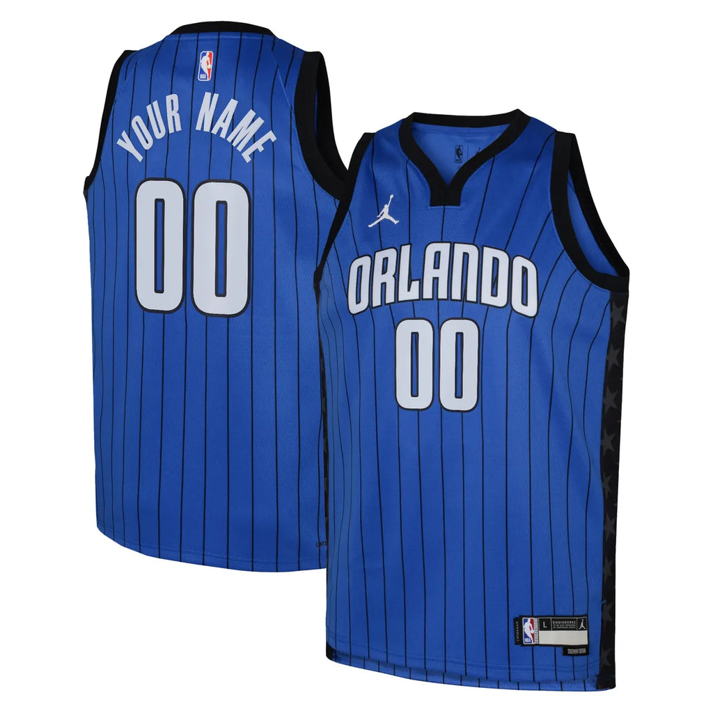 custom Jordan Magic Blue Jersey