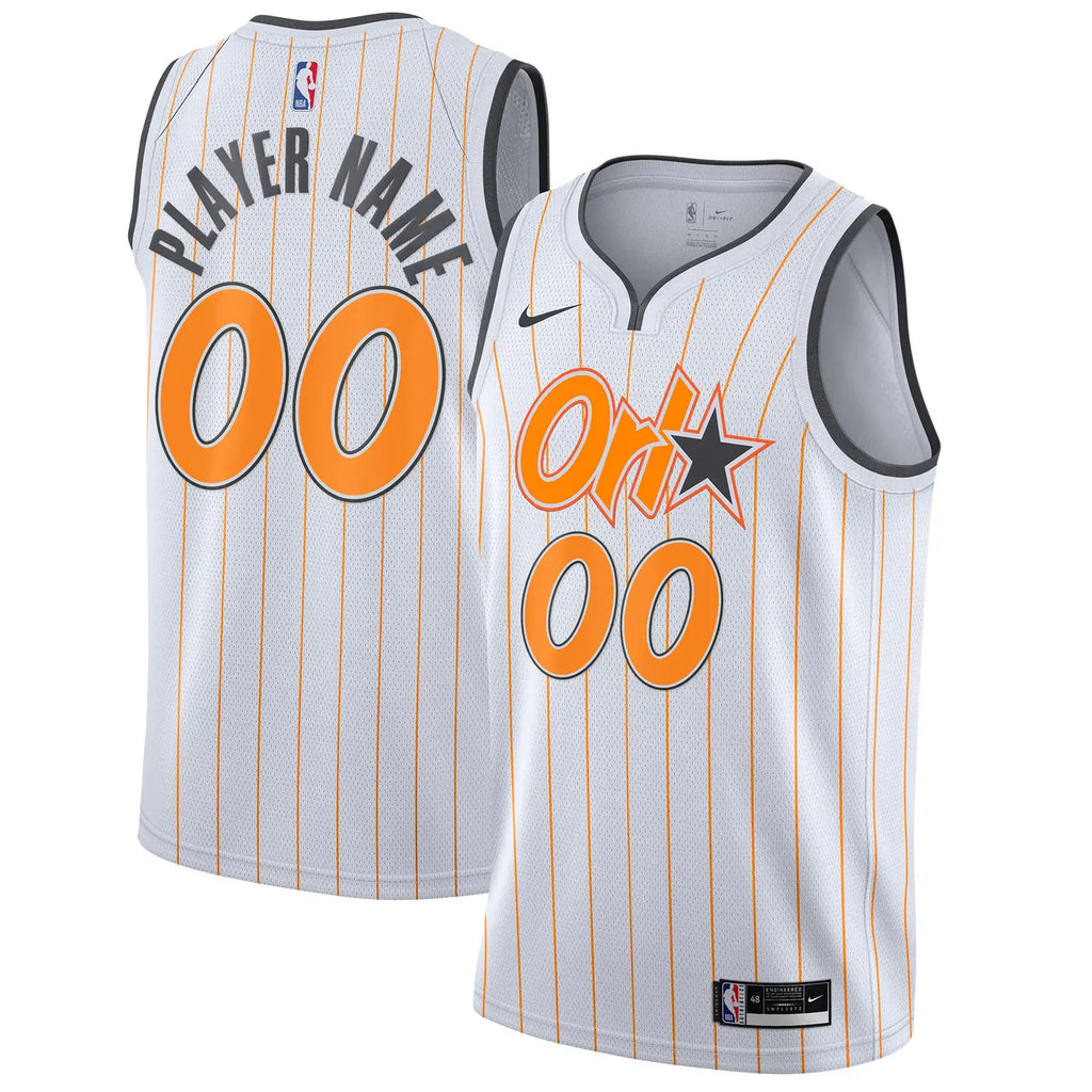 Magic White Jersey Custom nike - Hình 2