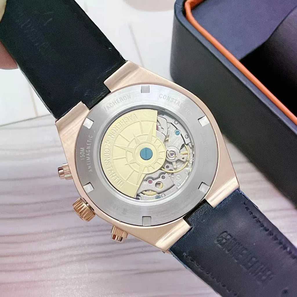 Vacheron Rose Gold Blue - Hình 2