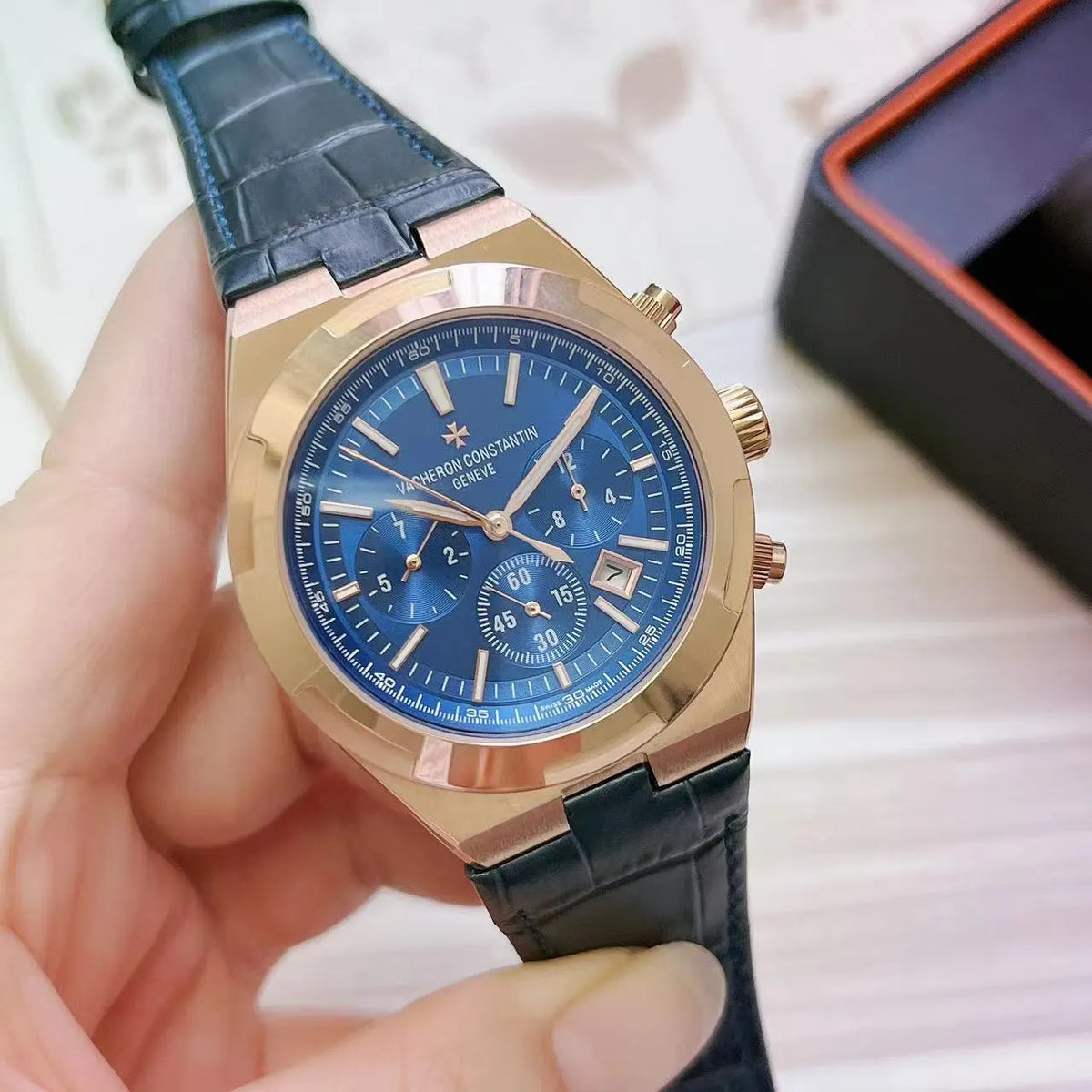 Vacheron Rose Gold Blue