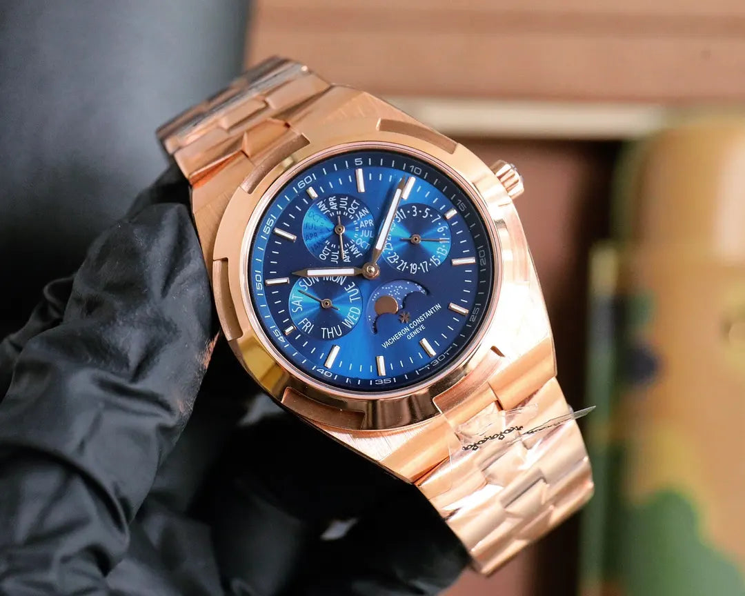 Vacheron Constantin Rose Gold Blue - Hình 2