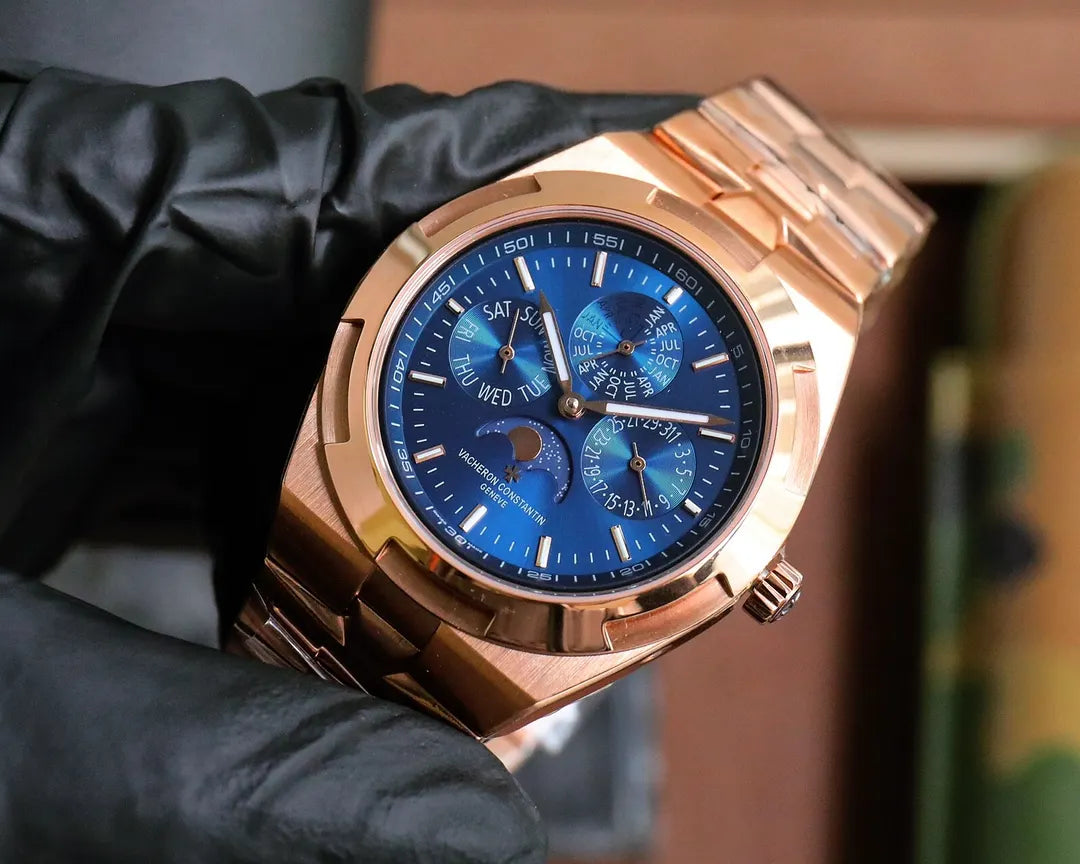 Vacheron Constantin Rose Gold Blue - Hình 3