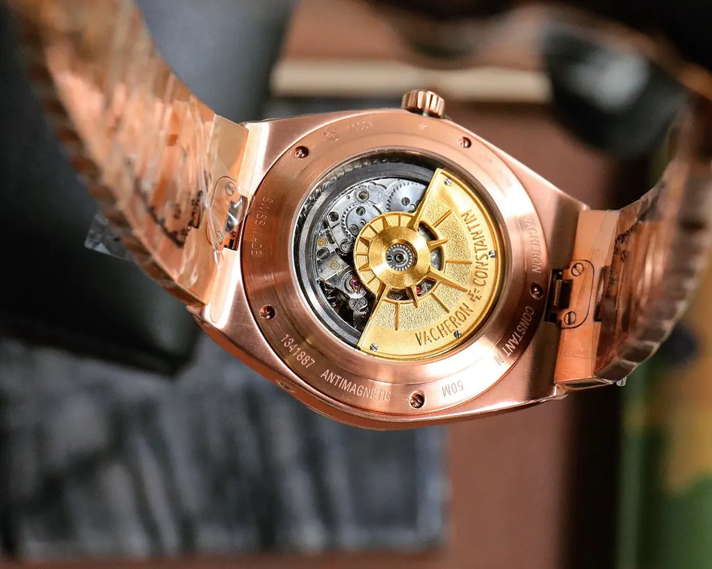 Vacheron Constantin Rose Gold Blue - Hình 7