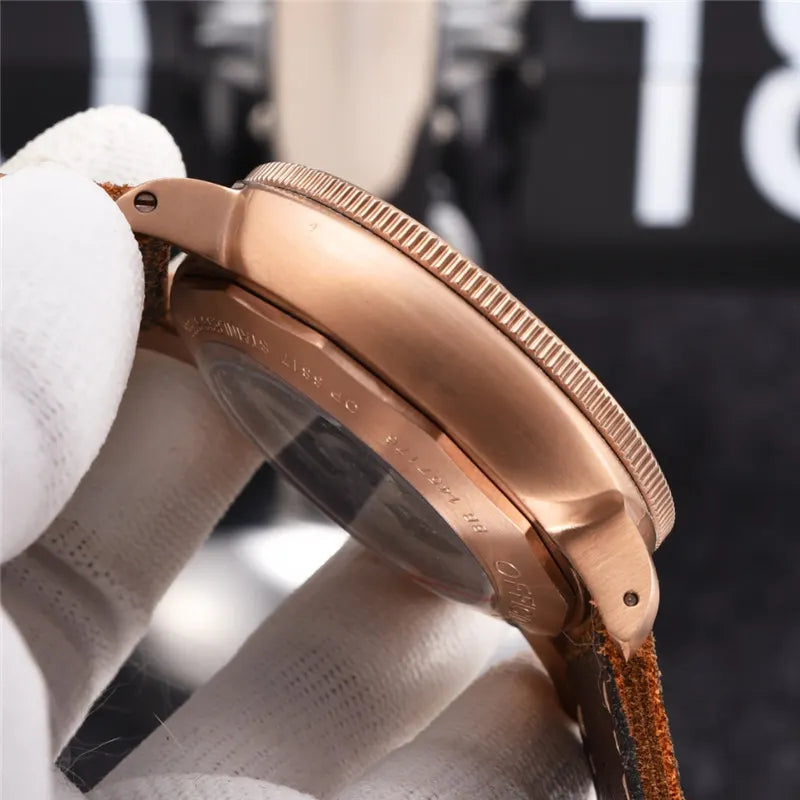 luminor Panerai Bronze Brown Leather - Hình 4