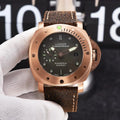 luminor Panerai Bronze Brown Leather