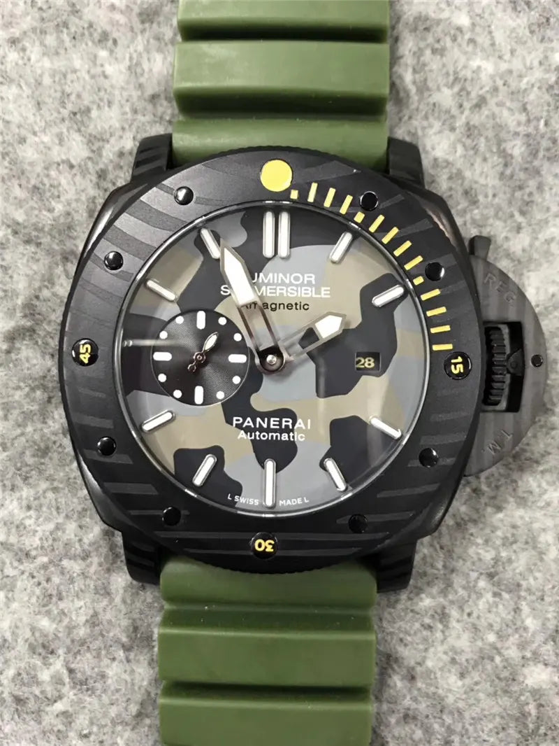 Panerai Camo Green Rubber