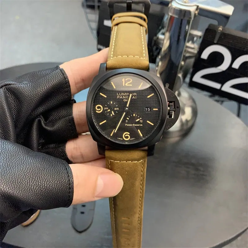 tan Panerai Luminor GMT Black - Hình 3