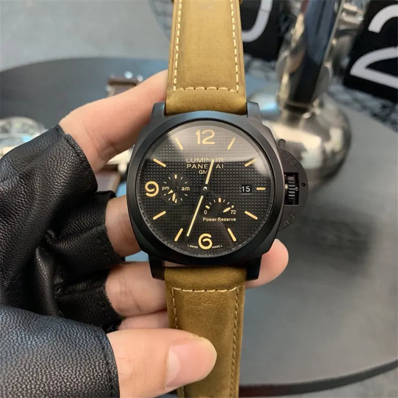 tan Panerai Luminor GMT Black - Hình 7