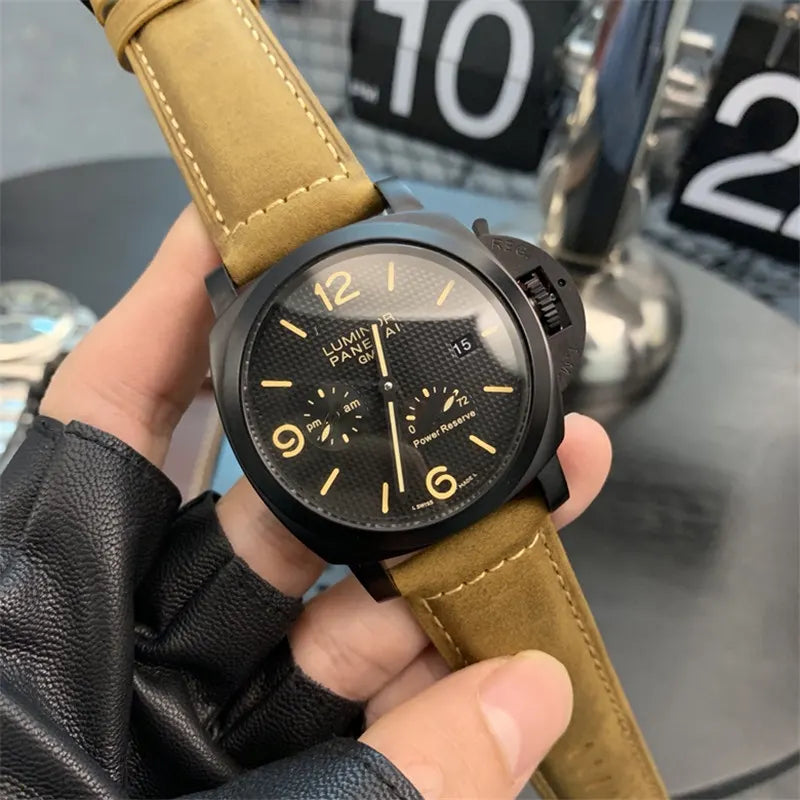 tan Panerai Luminor GMT Black - Hình 6