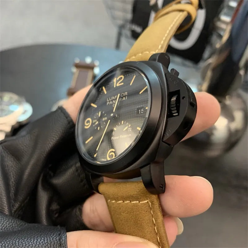 tan Panerai Luminor GMT Black - Hình 5
