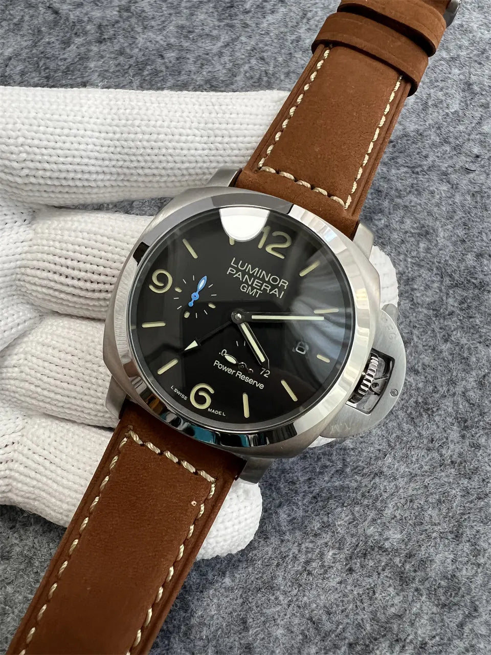 Panerai Luminor GMT Brown Strap - Hình 5