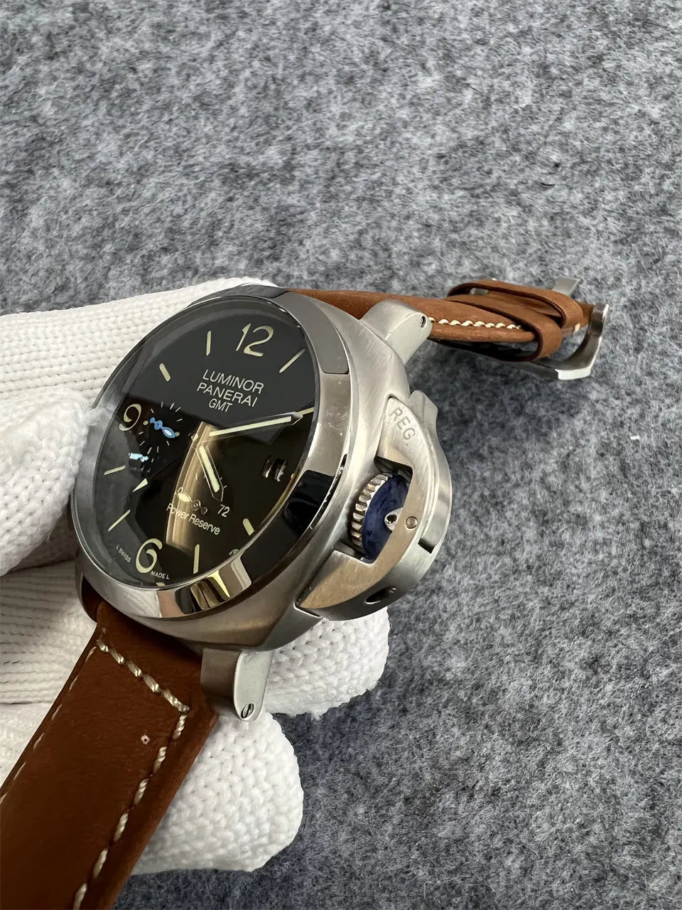 Panerai Luminor GMT Brown Strap - Hình 4