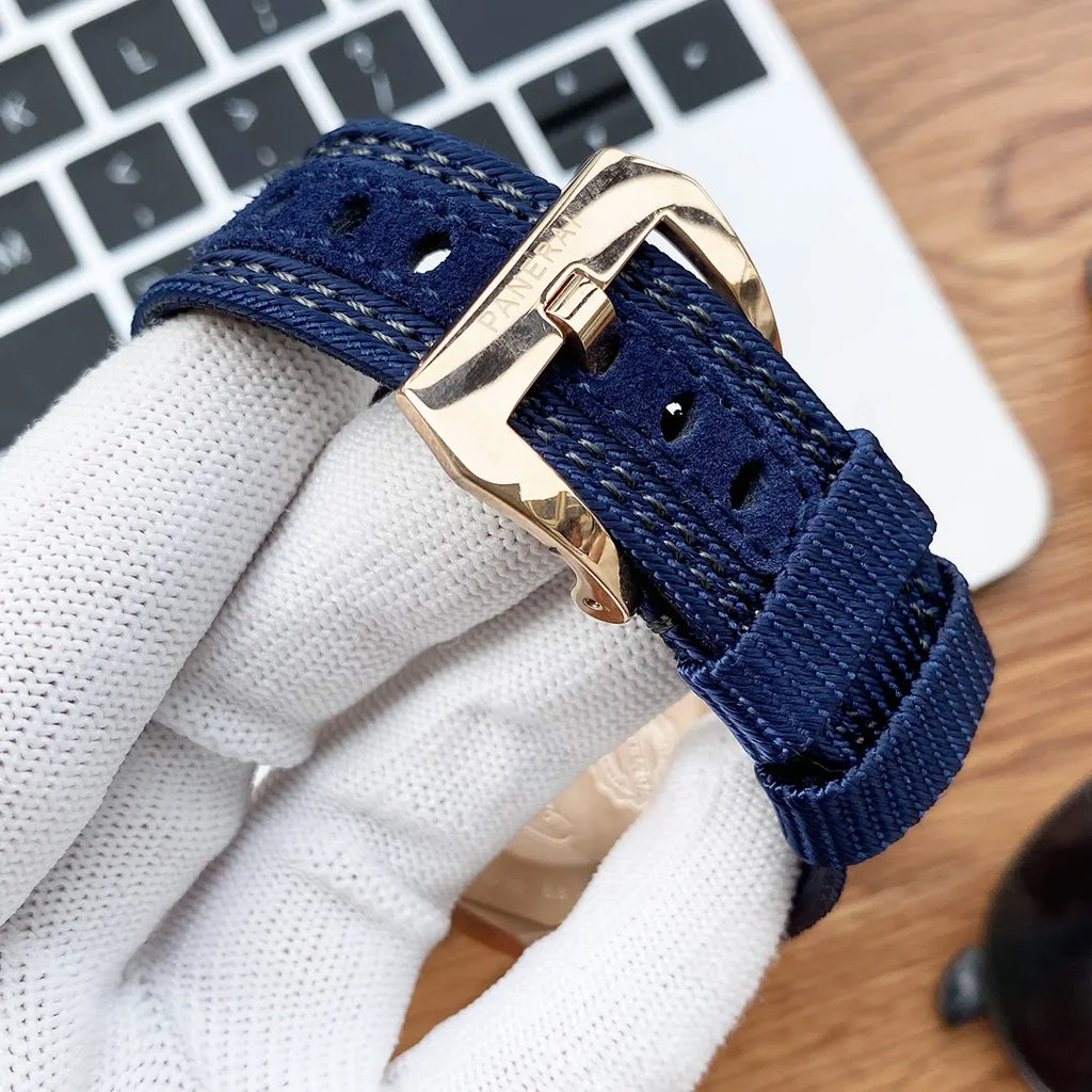 Panerai Blue Rose Gold Watch