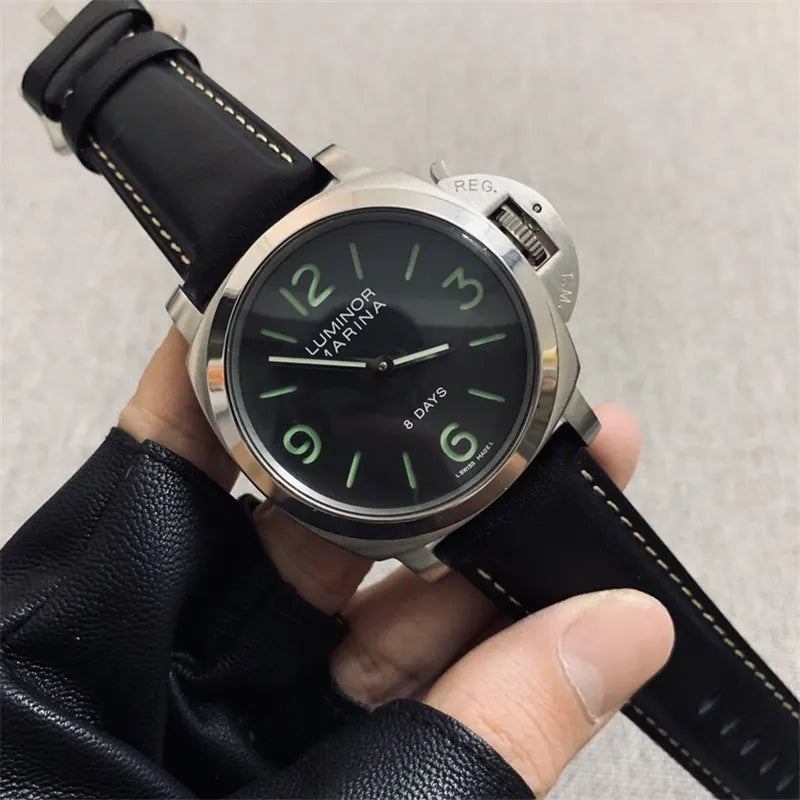 Panerai Black Leather 8 Days - Hình 7