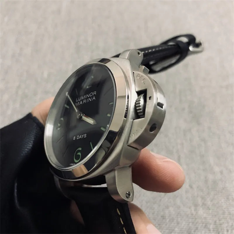 Panerai Black Leather 8 Days - Hình 6
