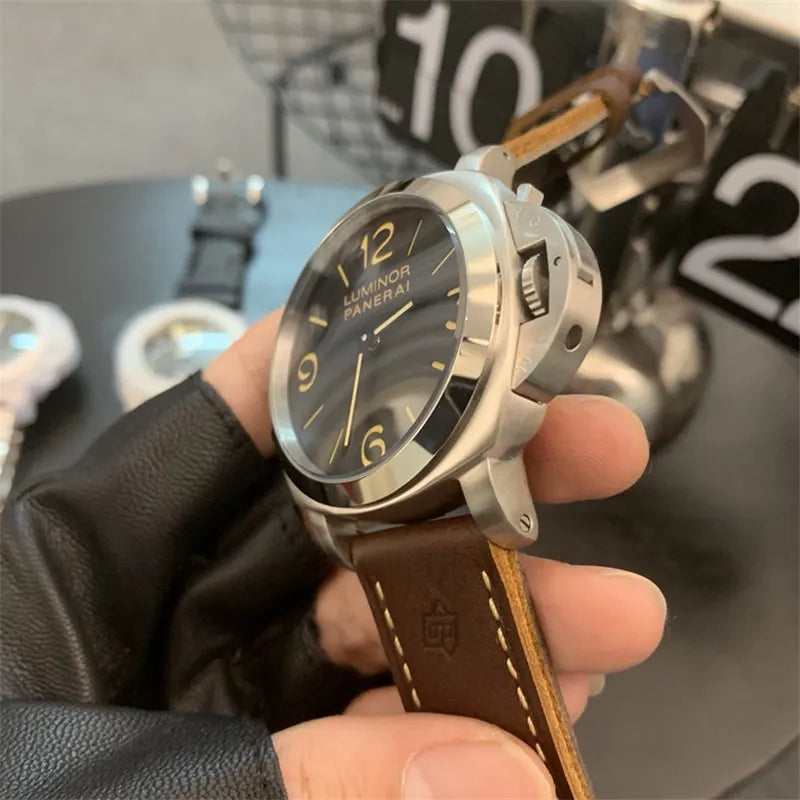 Panerai Luminor Brown Leather - Hình 4