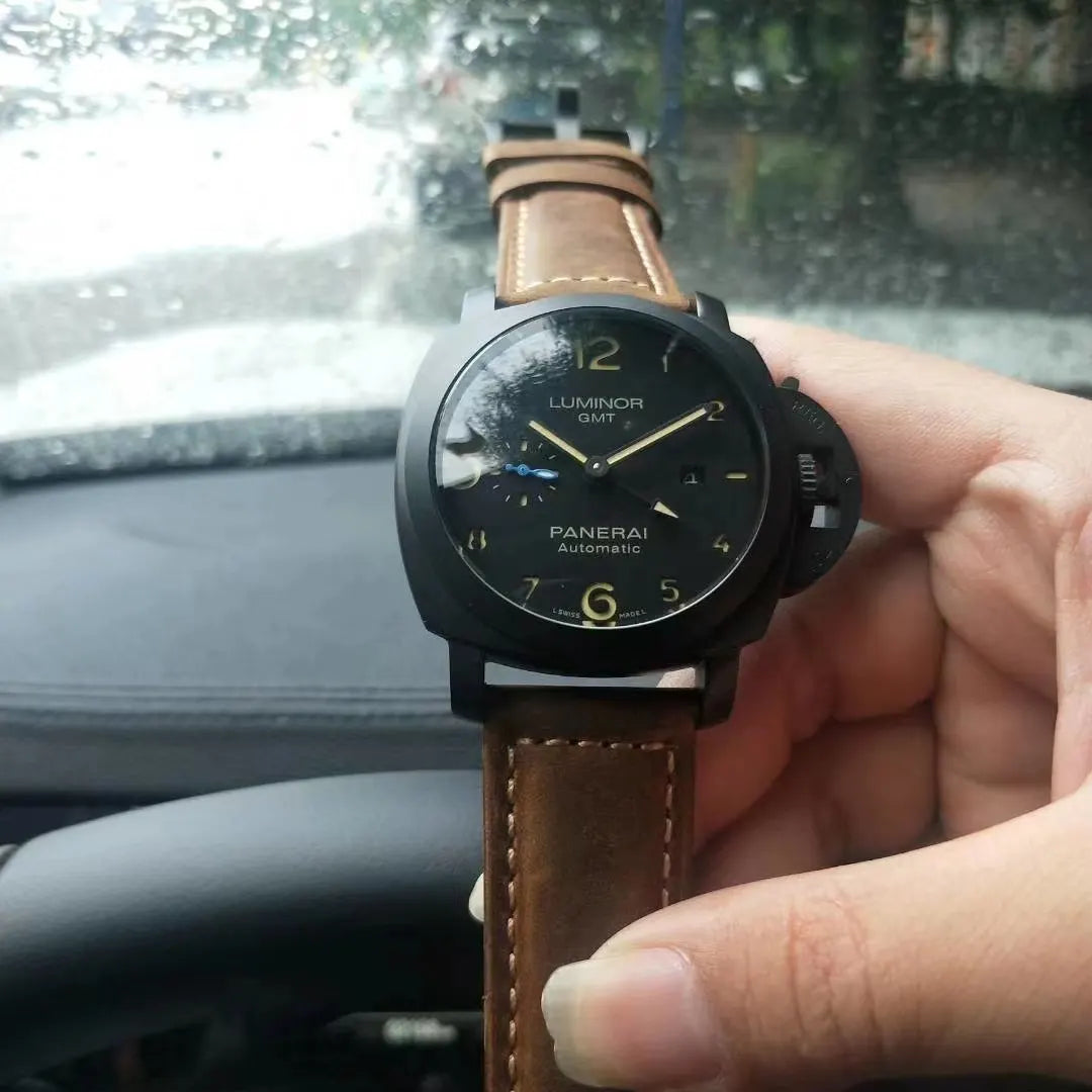 Panerai Luminor GMT Black Leather