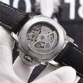 black Panerai Luminor Marina White Dial