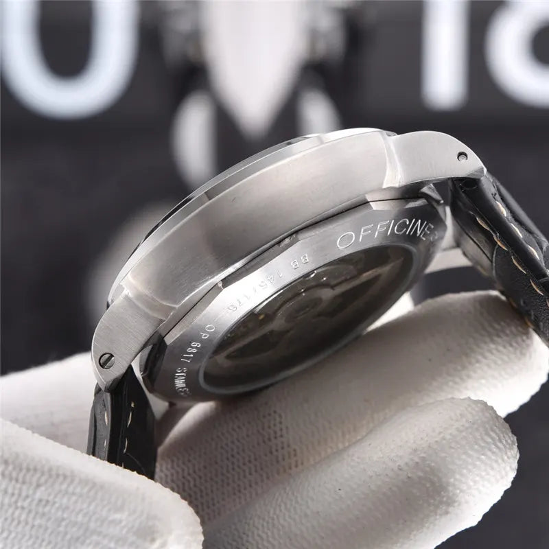 black Panerai Luminor Marina White Dial - Hình 2