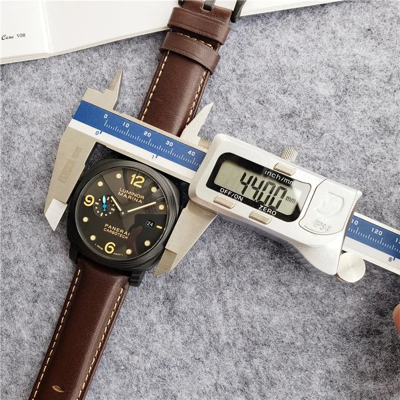 Panerai Carbotech Brown Leather - Hình 2