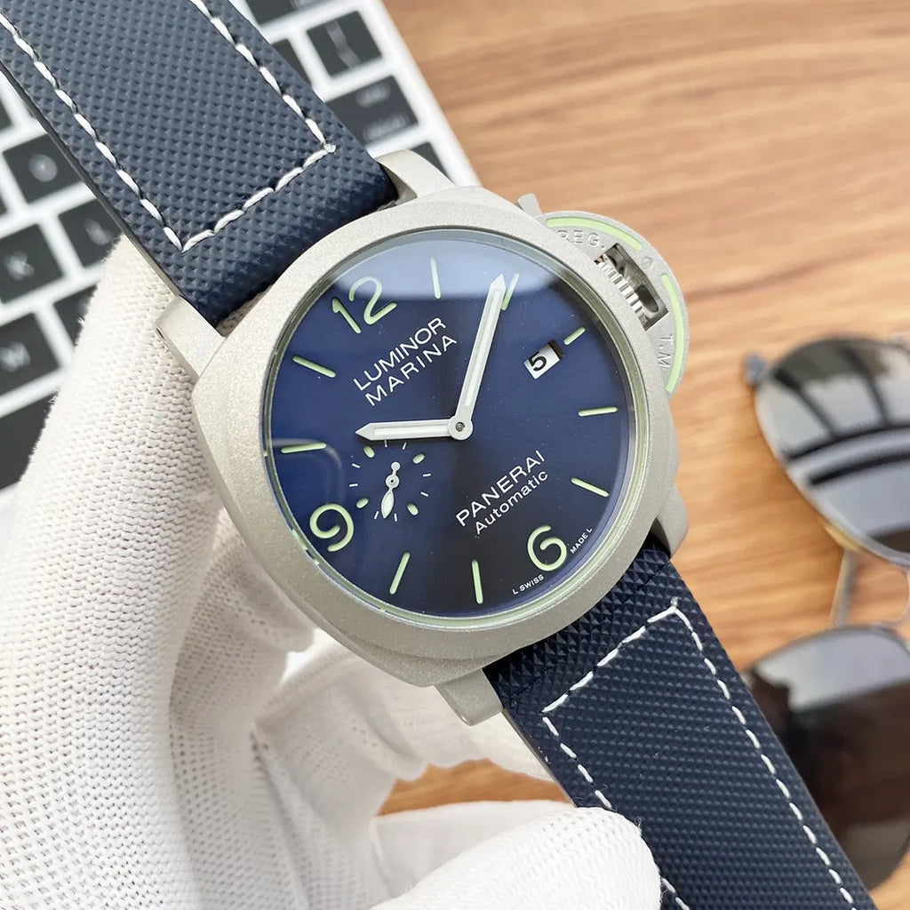Panerai Titanium Blue Navy - Hình 3