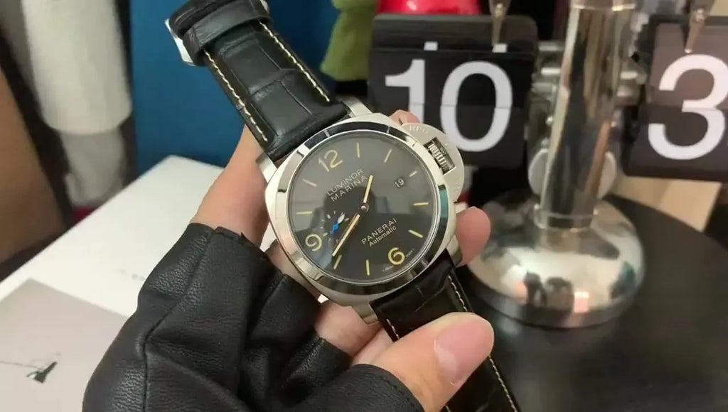 luminor Panerai Black Dial Leather