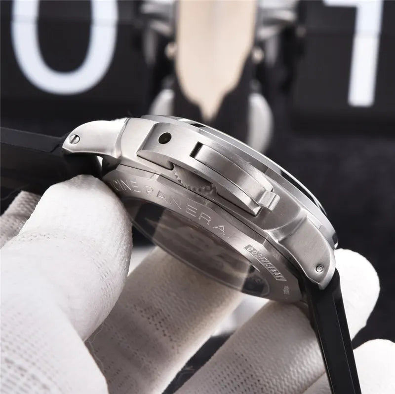 Panerai Black Rubber Steel Bezel - Hình 3