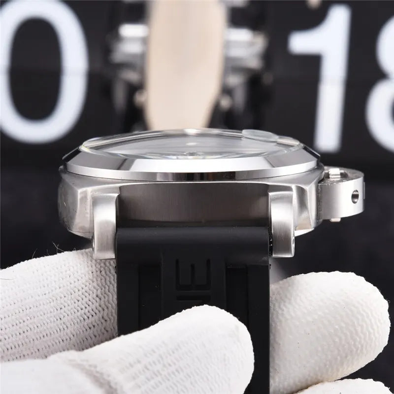 Panerai Black Rubber Steel Bezel - Hình 4